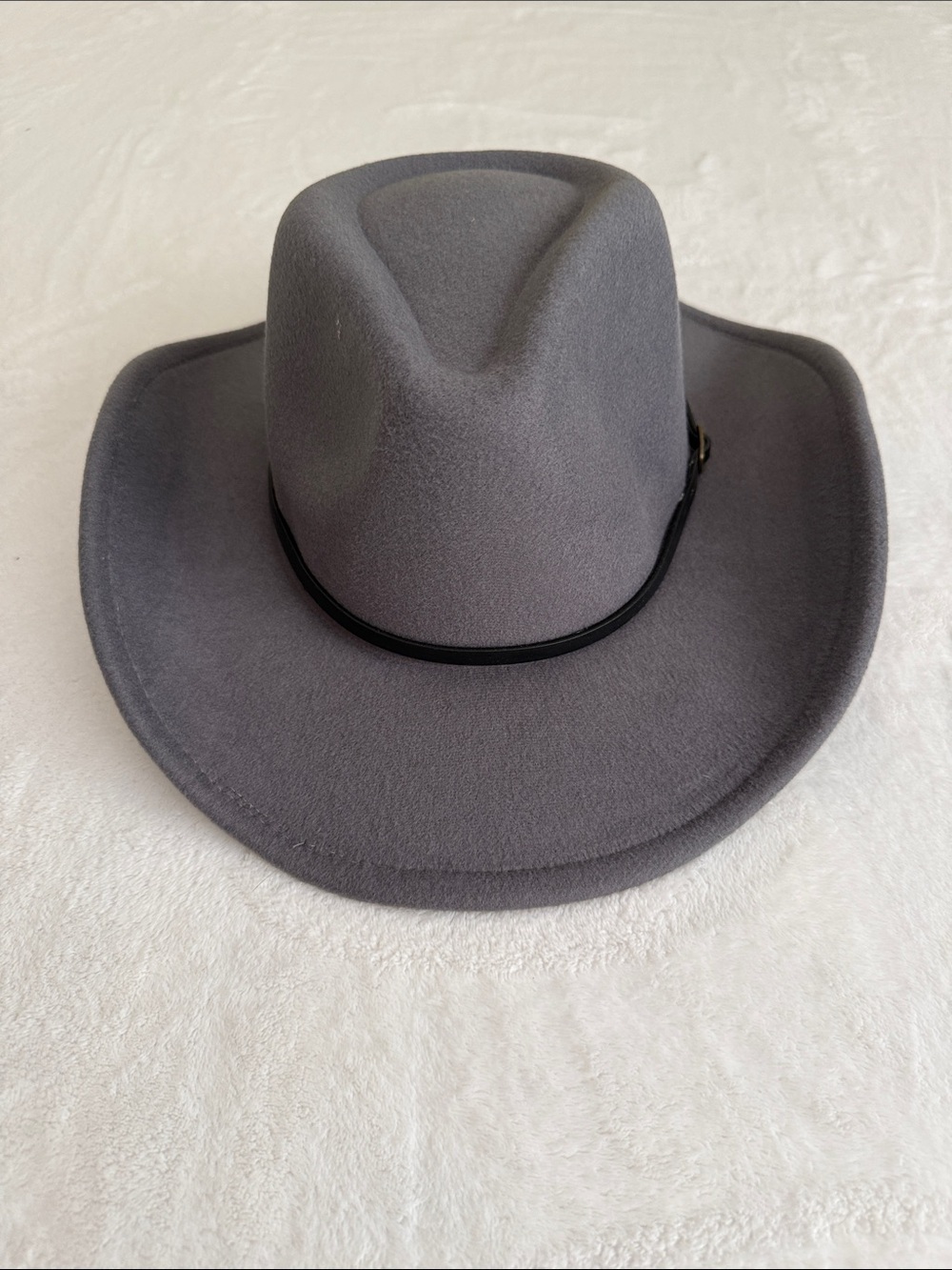 New Mossimo Supply Co. Gray Felt Cowboy Hat with Black Band